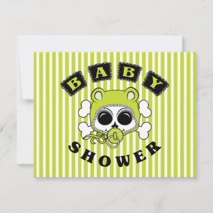 Crâne mignon pour bébé - Vert citron