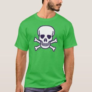 Crâne n os hommes vert T-shirt