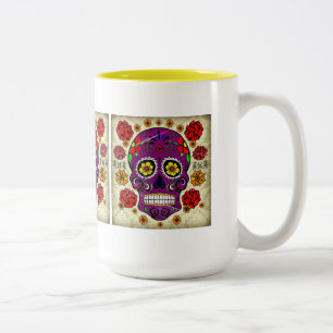 Crâne sucre Dia De Los Muertos Mug