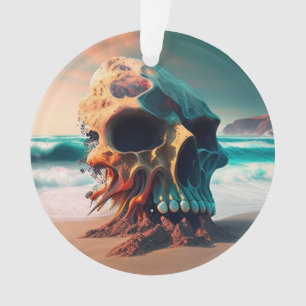 Crâne sur la plage