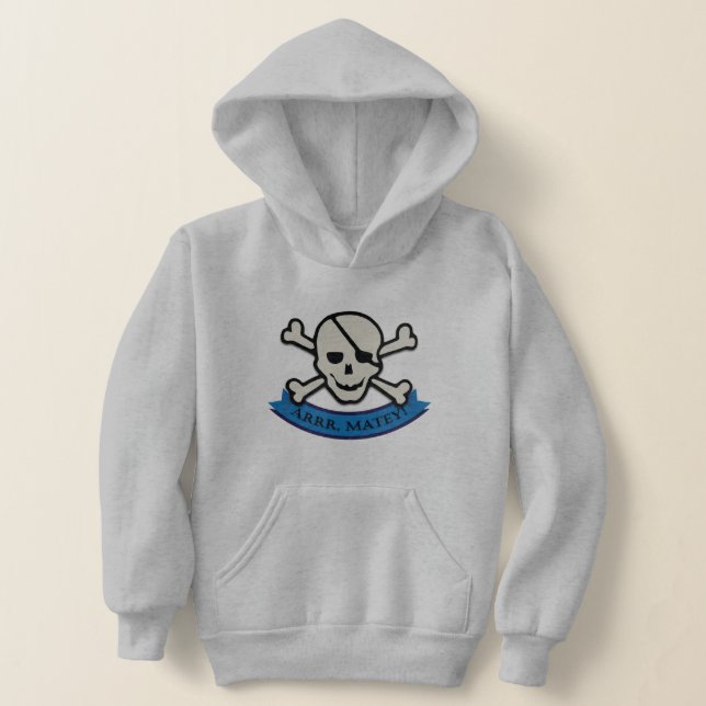 Crâne - Sweat - shirt à capuche de basculement pou (Poser)