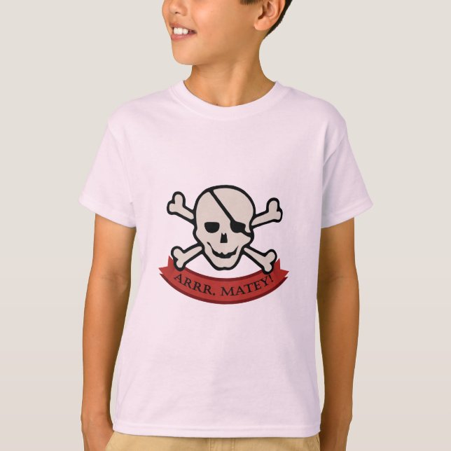 Crâne - T-shirt de base pour enfants (Devant)