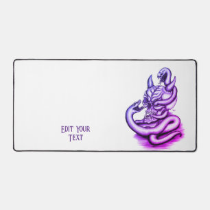 Crâne - Tête diabolique avec serpent