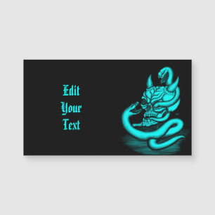 Crâne - Tête diabolique avec serpent