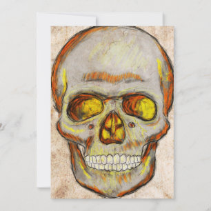 Crâne tiré à la main