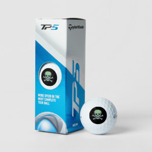 Crâne vert noir Taylor Made TP5 balles de golf 3 p