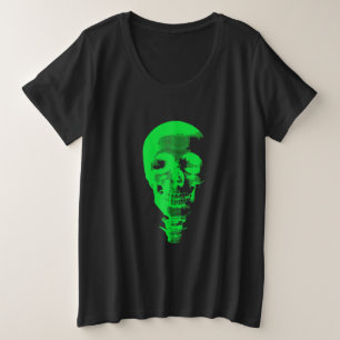 Crâne vert pipelé
