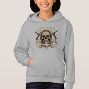 Crâne Wild West Outlaw - Gunslinger Cowboy Vintage