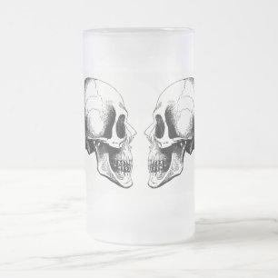 Crânes congelées 16 oz de verre congelé Mug