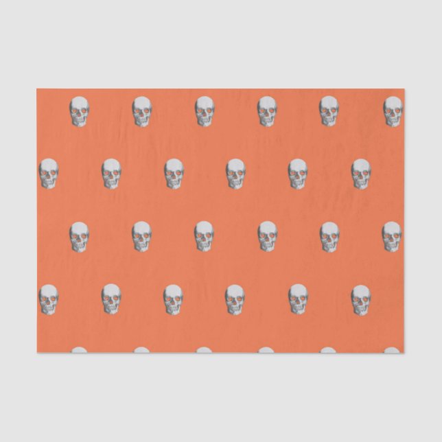 crânes d'Halloween  papier de soie remplisseur de  (Recto)