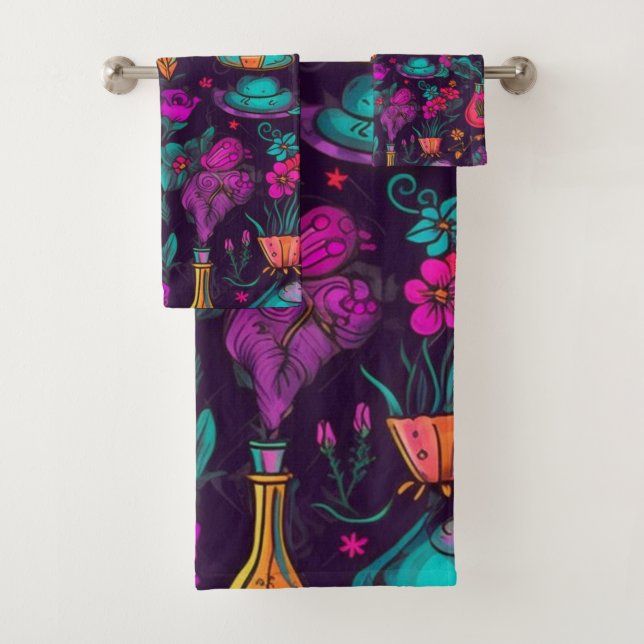 Crânes florales personnalisées (En situation)