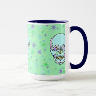 Crânes pastel et Stars Café Mug