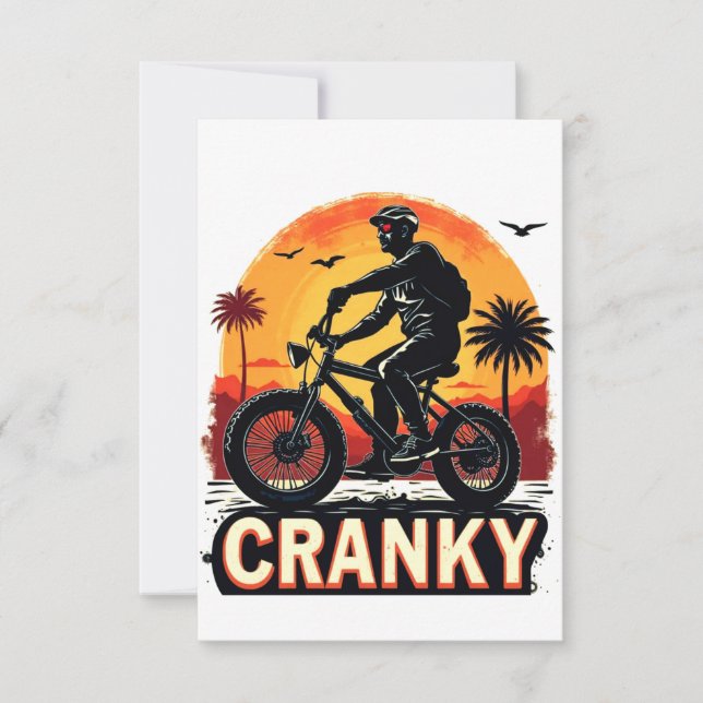 Cranky : Energiez Votre Marche - Fun Biker Tee (Devant)