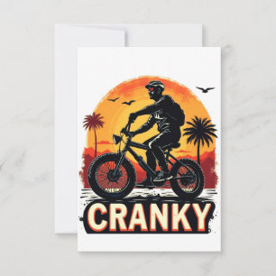 Cranky : Energiez Votre Marche - Fun Biker Tee