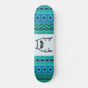 Cranky Grump Cat Skateboards, Skateboard Deck