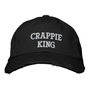 Crappie King - Casquette brodé personnalisable