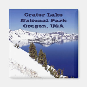 Crater Lake National Park Oregon USA Travel Magnet