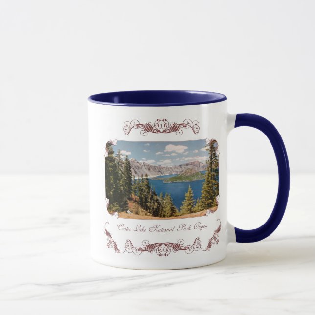 Crater Lake Oregon Coffee Mug (Droite)