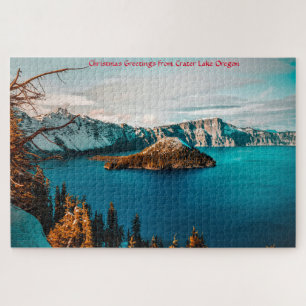 Crater Lake Oregon. Jigsaw Puzzle