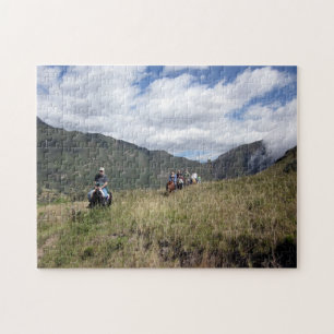 Cratère de volcan de Pululahua, puzzle de