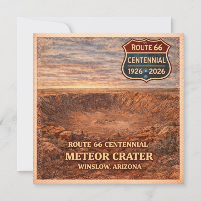 Cratère météoritique de Winslow Route 66 (Devant)