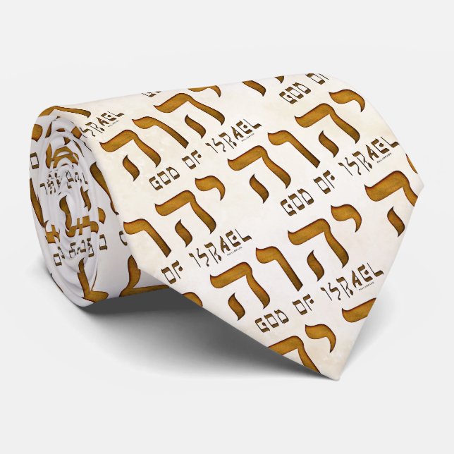 Cravate י ה ו ה Yehweh Tetragrammaton (Roulé)