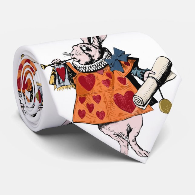 CRAVATE 不思議の国のアリスのうさぎ (Roulé)