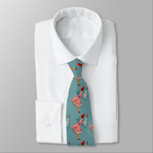 Cravate 1950 étoiles d'or de la dame de Noël