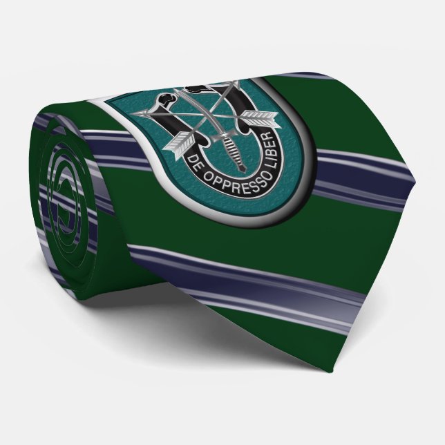 Cravate 19e Groupe des forces spéciales (Roulé)