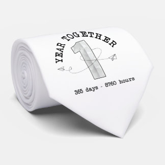 Cravate 1 Year Together - First Anniversary Celebration