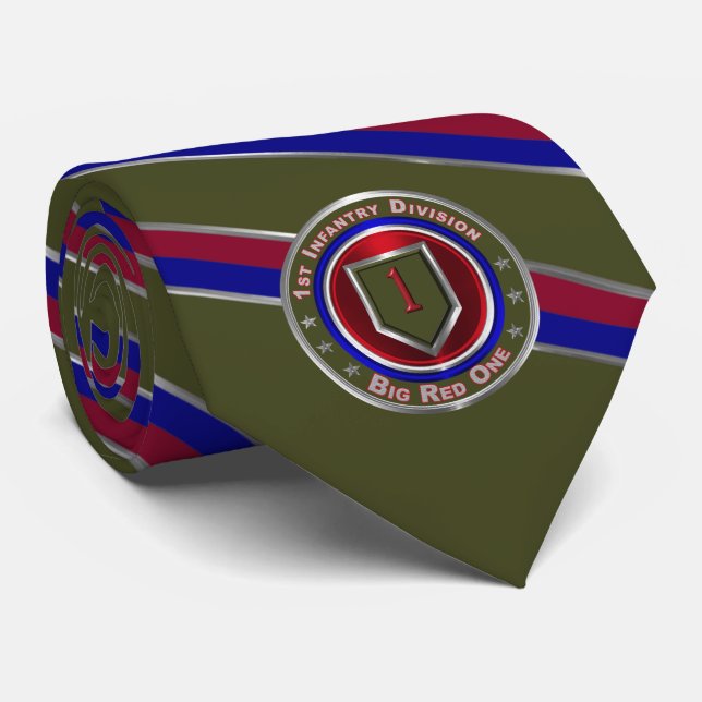 Cravate 1st Infantry Division “Big Red One” (Roulé)