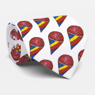 Cravate 4 juillet Cerise patriotique rouge Sno Cone Snocon