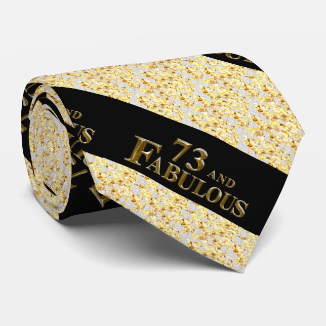 Cravate 73e anniversaire  (Roulé)