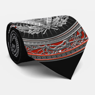 Cravate [900] Master Mason - Carré et Compas Argent