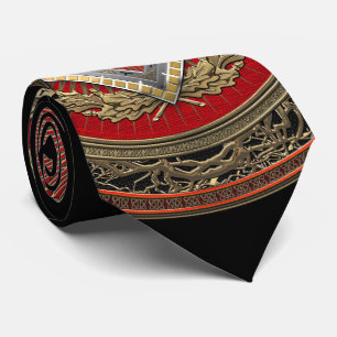 Cravate [900] Master Mason - Carré Or & Compass