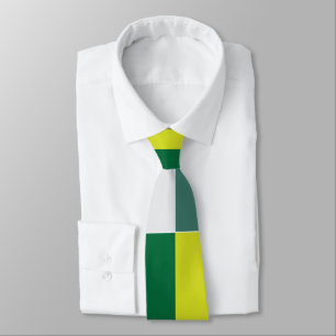 Cravate À damiers Tartan vert