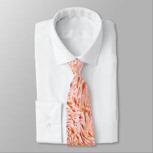 Cravate A l'air texturé de mur, couleur saumon