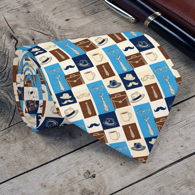 Cravate à motif Dapper Dad pour la fête des Pères (Créateur téléchargé)