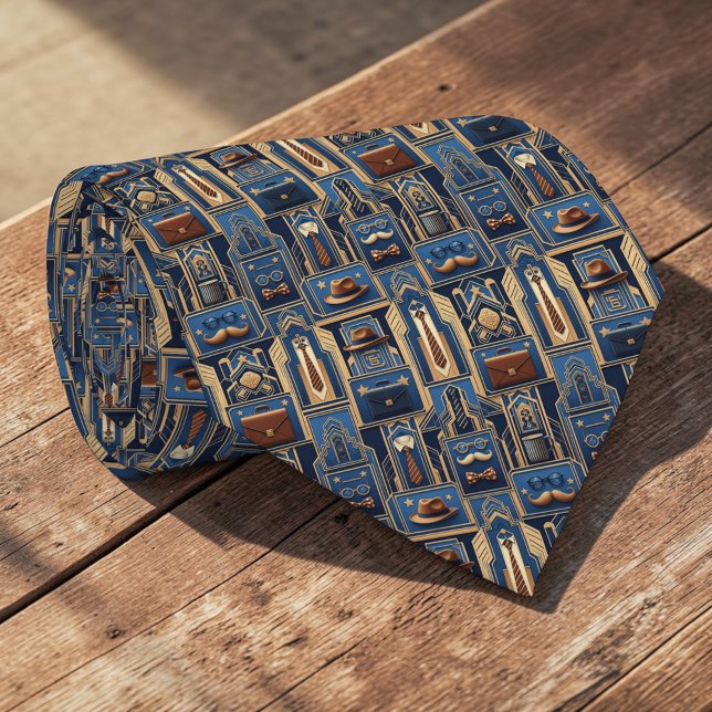 Cravate à motif Dapper Dad pour la Fête des Pères (Créateur téléchargé)