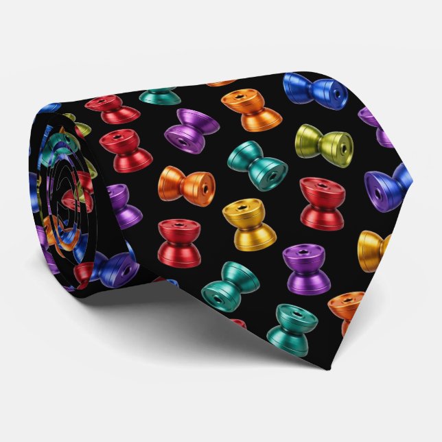 Cravate à motif Yo-Yo (Roulé)