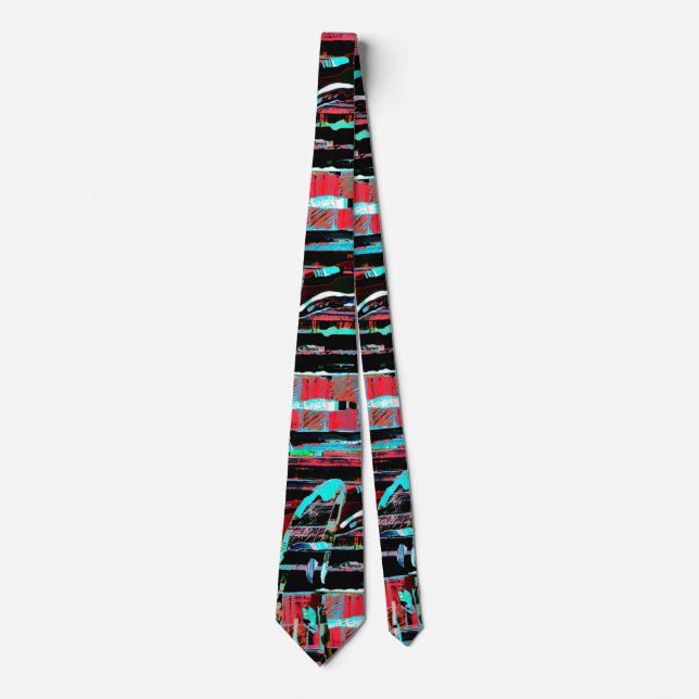 Cravate Abstract Freedom – Custom Necktie (Devant)