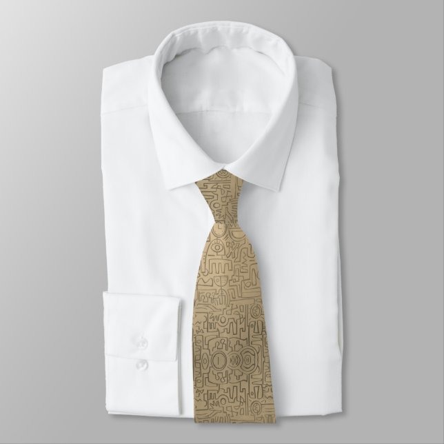 Cravate Abstract Graffiti Tie (Attaché)