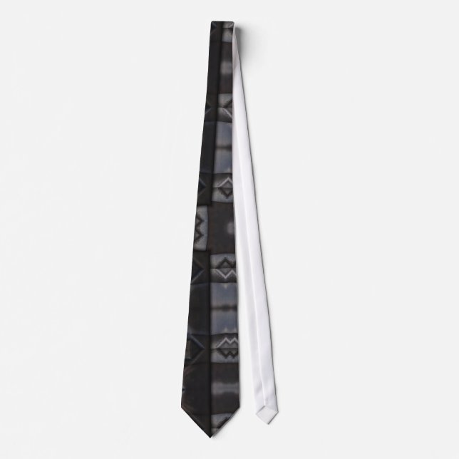 Cravate Abstract Grunge Patterns Tie (Devant)