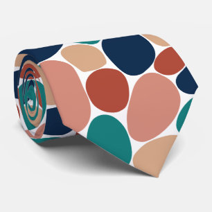 Cravate Abstrait 160417 Large - Couleurs minérales