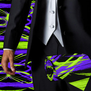 Cravate Abstrait Coloré Artistique Contemporain Tendance