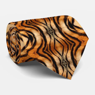 Cravate Abstrait Tiger Masquer Mens