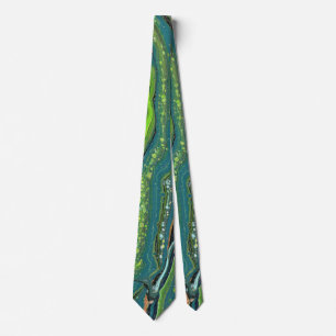 Cravate Abstraite Jada 3 Crazy Green