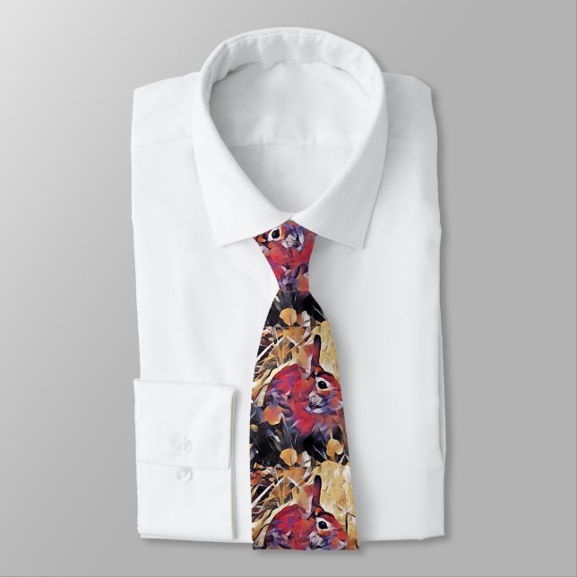 Cravate Abstraite lapin (Attaché)