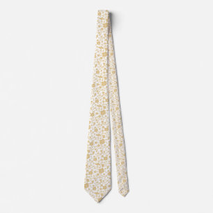 Cravate Accents or Arrière - plan blanc Leggings