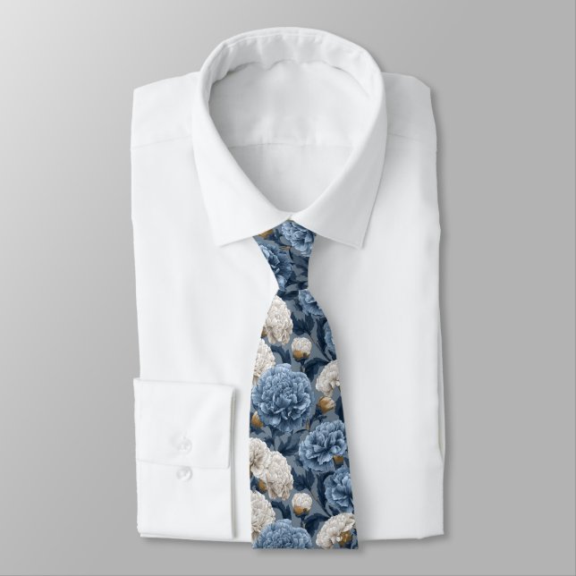 Cravate Accessoires Élégants pour Hommes Fleur de Carnatio (Attaché)